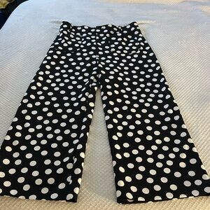 Maeve Collette wide leg cropped pant